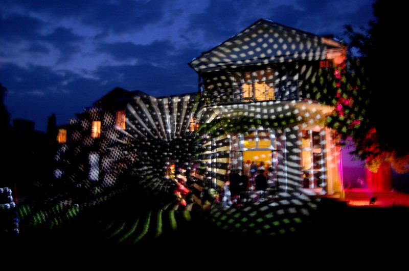 Projections On Buildings And Trees